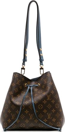 Louis Vuitton Borsa a secchiello NéoNoé MM con monogramma 2018 - Blu