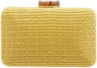 Nina Malia Frame Clutch in Maize at Nordstrom