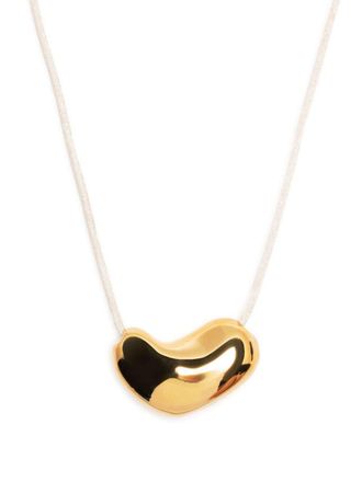 Agmes Sculpted Heart pendant necklace - Gold