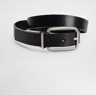 Dolce & Gabbana Calfskin Belt - Man Belts Black 100