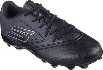 Skechers Skechers Razor 1.5 Jr Youth FG Razor &Eacute;&eacute;n Komma Vijf Jr Jeugd Fg Heren Zwarte/Zilveren Voetbalschoenen