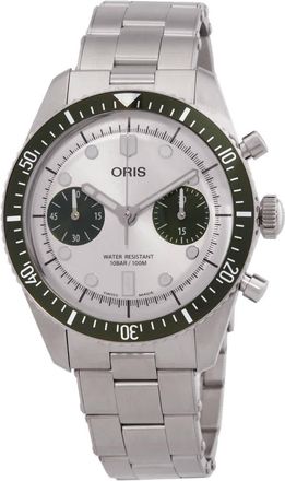 Oris Divers Sixty-Five Chronograph Automatic Silver Dial Mens Watch 01 771 7791 4051-07 8 20 18