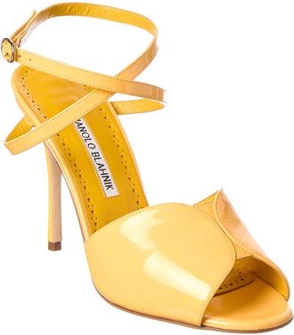 Manolo Blahnik Hourani 105 Patent Sandal