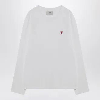 Ami White Ami De Coeur Sweater