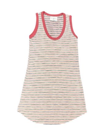 Sol Angeles Monterey Stripe Dress In Natural