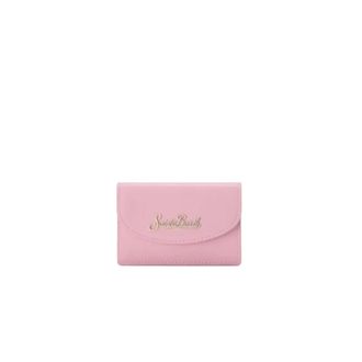 MC2 Saint Barth Leather Card Holder - female - MC2 Saint Barth - Wallets & Cardholders - Pink - ONE SIZE - Accessories