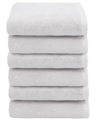 Linum Home Textiles 100% Turkish Cotton Ediree Hand Towels (Set Of 6)