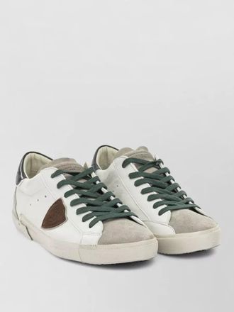 Philippe Model leather lace-up sneakers