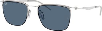 Ray-Ban RB8550 928380 Mens Sunglasses Silver Size 53