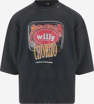 Willy Chavarria Especial Chorizo Camiseta De Algod&oacute;n