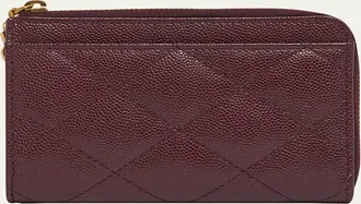 Saint Laurent YSL Quilted Leather Wallet
