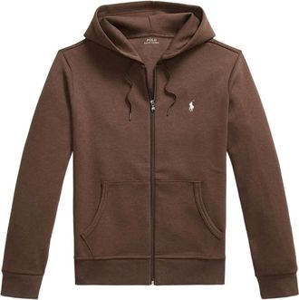 Polo Ralph Lauren Felpa con cappuccio e zip - Marrone