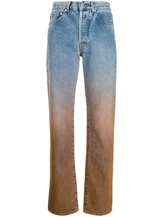 Off-white Degrade two-tone jeans - women - Cotton/Cotton - 25 - Blue