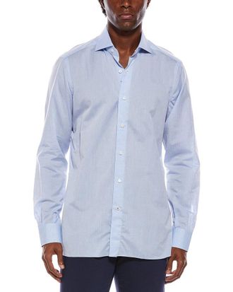 Isaia Linen-Blend Shirt