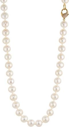 Nadri Freshwater Pearl Necklace in Gold at Nordstrom