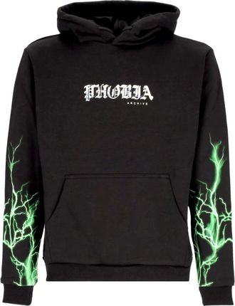 Phobia Archive Lightning Hoodie - Heren - Hoodies - Zwart - XL - Katoen - Hoodies & sweatvesten