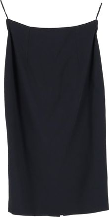 Alexander McQueen Alexander McQueen kokerrok in zwart polyester