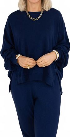 Dear John Denim Sunday Stroll Pullover Top In Black Iris