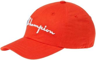Champion Script Logo Pet Rood - unisex - Petten - Rood - ONE Size - Katoen - Accessoires
