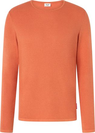 Joop Rundhalspullover JOOP JEANS Svenor, Herren, Gr. XXL, bright orange, Strick, Obermaterial: 100% Baumwolle, clean, unifarben, normal normal, Rundhals, B