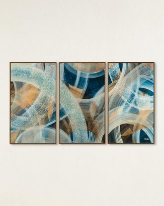 John-Richard Keep On Spinning Triptych Giclee