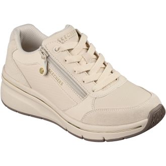 Skechers Billion Flex Luxe Up Lederen Dames Sneakers