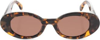 Palm Angels Gilroy Zonnebrillen - unisex - Zonnebrillen - Bruin - ONE Size - Accessoires