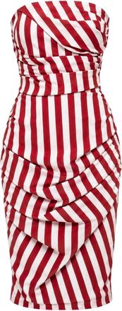 Dolce & Gabbana Midi Jurk - Dames - Casual kleedjes - Rood - M - Kleedjes