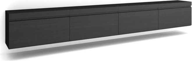 Mobile TV Soggiorno Skraut Home - Con Camino Elettrico LED, Bianco E Rovere, 200x45x35 Cm