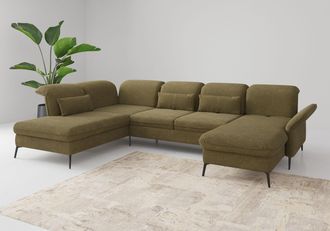 Sit&more Wohnlandschaft »Emely, inkl. Sitztiefenverstellung« wahlweise mit Bettfunktion,Bettkasten,Kopf- & Armteilverstellung