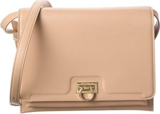 Ferragamo Ferragamo Trifolio Leather Shoulder Bag