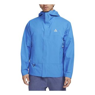 Nike Acg Sf Cascade Rain Hoodie Jacket Blue DV9416-435