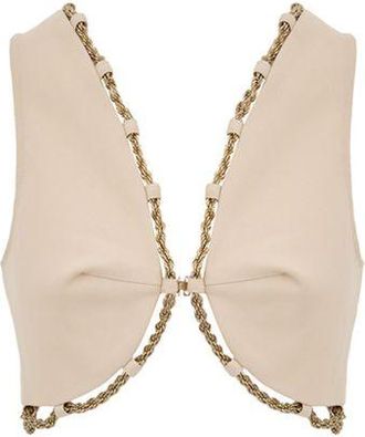 Cult Gaia Cotton Womens Waistcoat