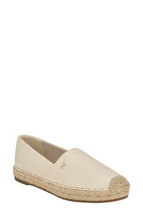 Calvin Klein Popular Espadrille Flat in Ivory at Nordstrom Rack, Size 5.5