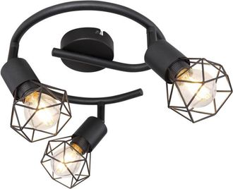 Globo Lighting Focos De Techo Negros 3x E14