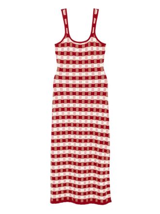 House of Sunny Picnic Hockney dress - Red
