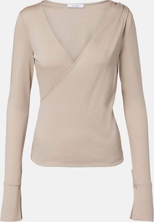 Max Mara Top a portafoglio Adagio in lana vergine