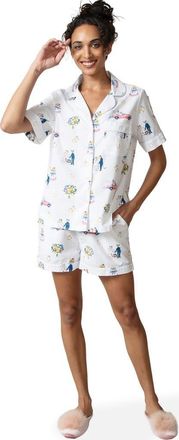 Printfresh Short PJ Set in Cloud at Nordstrom, Size X-Large