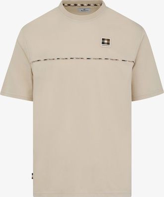 Aquascutum Mens T-Shirt in Nude Cotton - Size X-Large