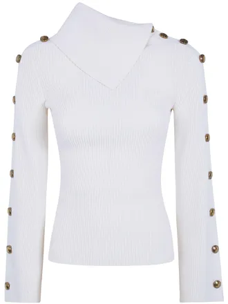 Elisabetta Franchi Sweater Round Neck Mk03s66e2 193 Butter