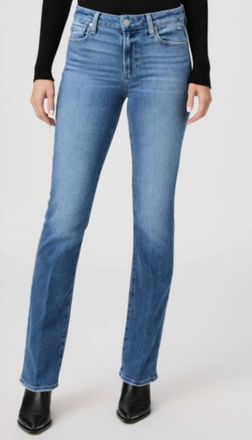 Paige High Rise Manhattan Bootcut Jeans In Beloved