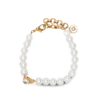 Casablanca Lotus Pearl-embellished Bracelet