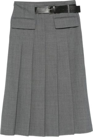 Semicouture Gonna plissé - Grigio