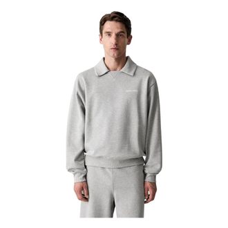 Daily Paper Clothing Dias Sweatshirt - Heren - Sweatshirts & Hoodies - Grijs - Maat: XL Katoen