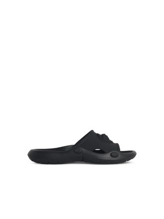 Versace Schwarze Gummipantoffeln von Versace