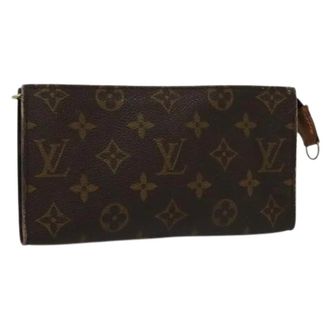 Louis Vuitton Pre-owned Tela pouches - - Pre-owned - Donna - Marrone - ONE SIZE