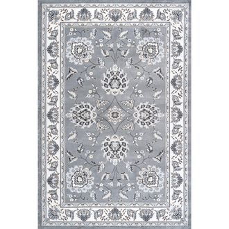 Jonathan Y Designs Cherie French Cottage Area Rug in Gray/cream at Nordstrom, Size 4Ft 0In X 6Ft 0In