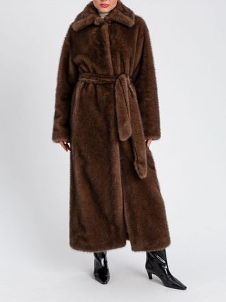 Twin-Set Cappotto Twinset Actitude in pelliccia sintetica