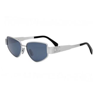 Celine CL40293U16V Square Full Rim Sunglasses - Silver