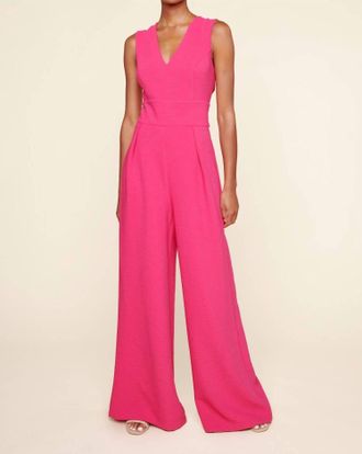 Sugarlips Klara Wide Leg Jumpsuit In Fuschia